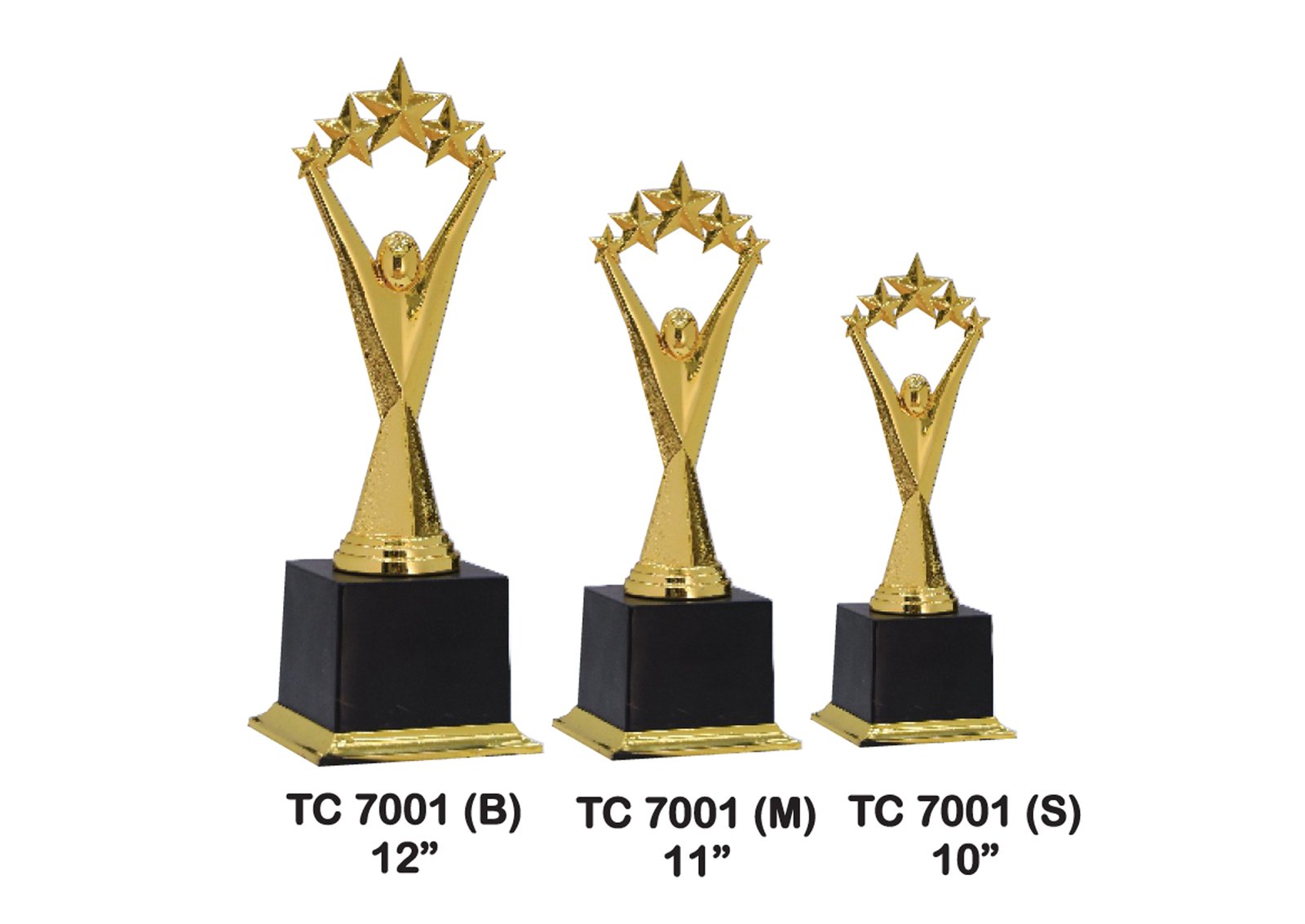 Flag Trophies Black Base