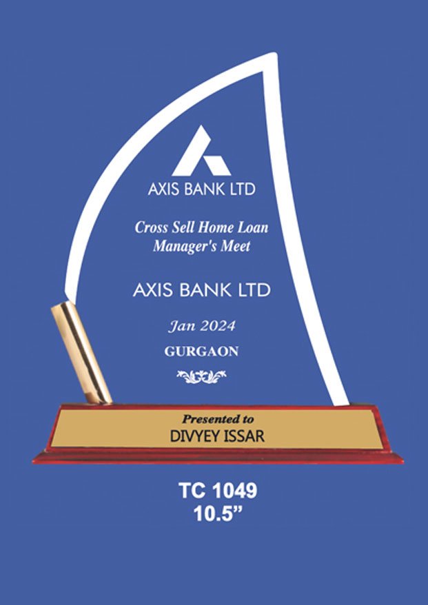 Corporate Acrylic Trophy Supplier in Noida