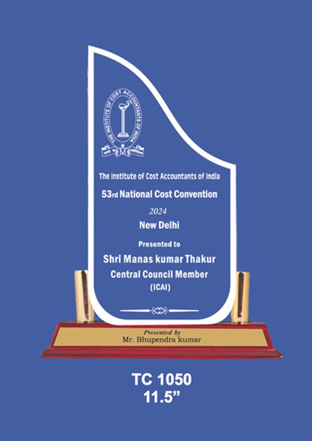 Corporate Acrylic Trophy Supplier in Jaipur