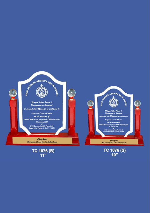 Acrylic Trophy Maker in Chennai