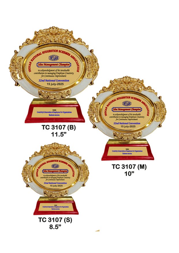 Customized-corporate-plastic-frame-trophy-3107