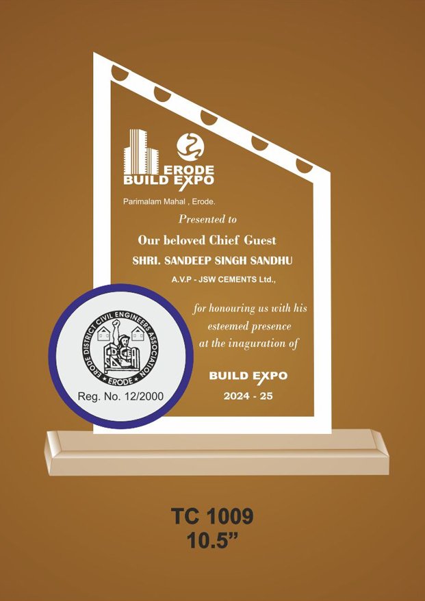 Acrylic Trophy Manufacturer in Bengaluru