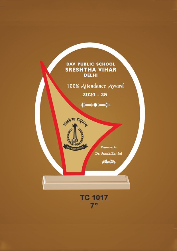 Acrylic Trophy Manufacturer in Jammu