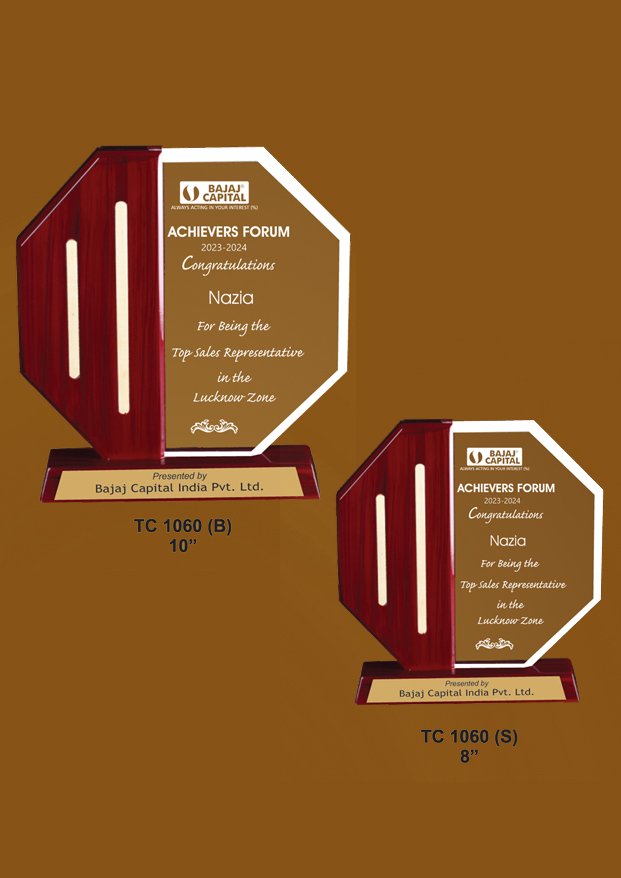 Corporate Acrylic Trophy Supplier in Pune