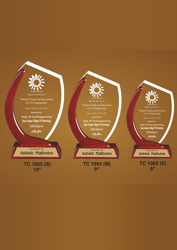 Acrylic Sports Trophy Supplier in Gurugram