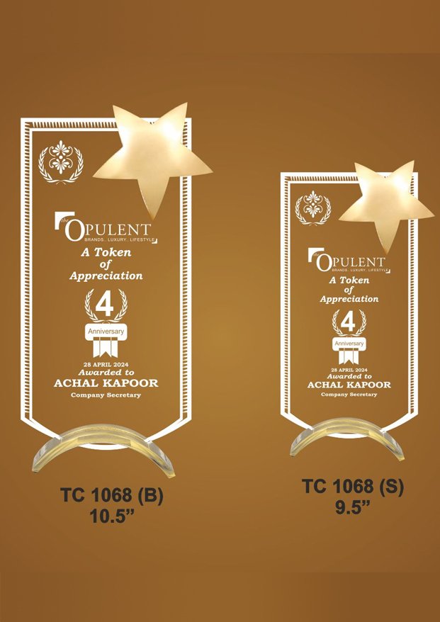 Acrylic Sports Trophy Supplier in Amrawati