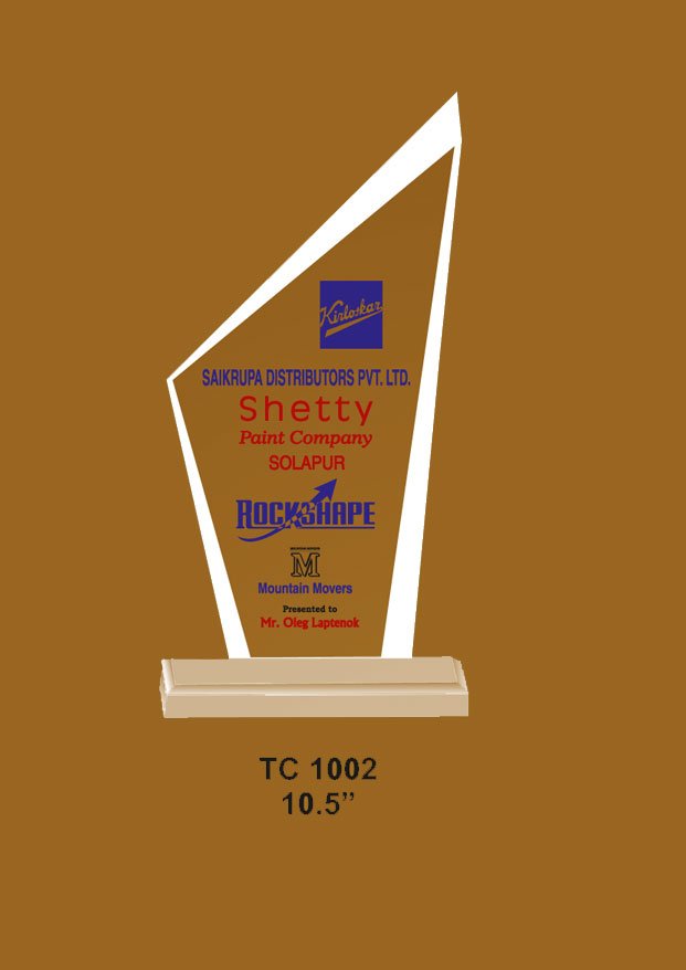 Acrylic Trophy Manufacturer in Delhi