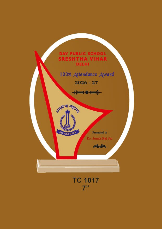 Acrylic Trophy Manufacturer in Jammu