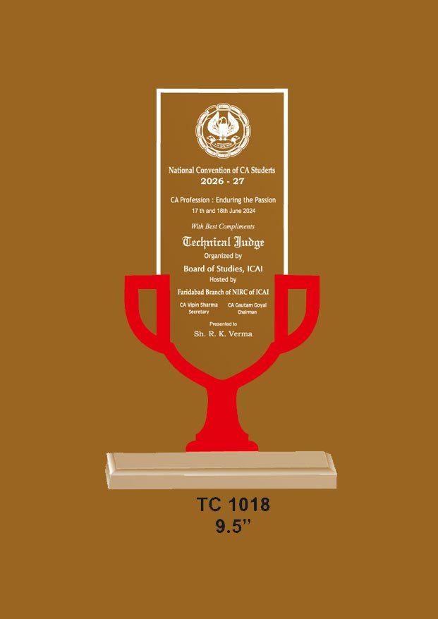 Acrylic Trophy Manufacturer in Kashmir