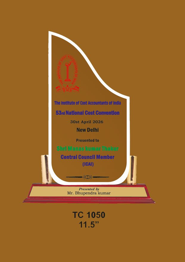 Corporate Acrylic Trophy Supplier in Jaipur