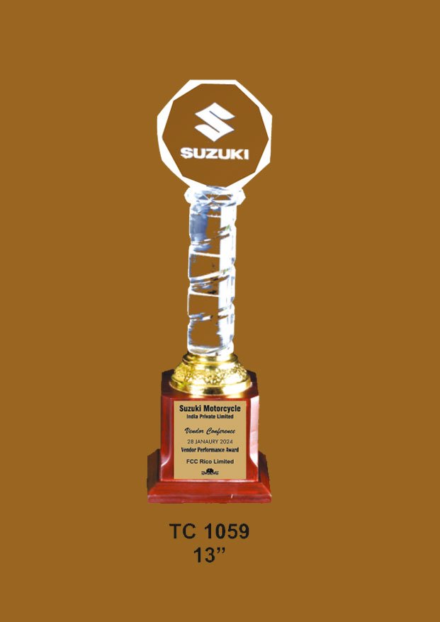 Corporate Acrylic Trophy Supplier in Chennai
