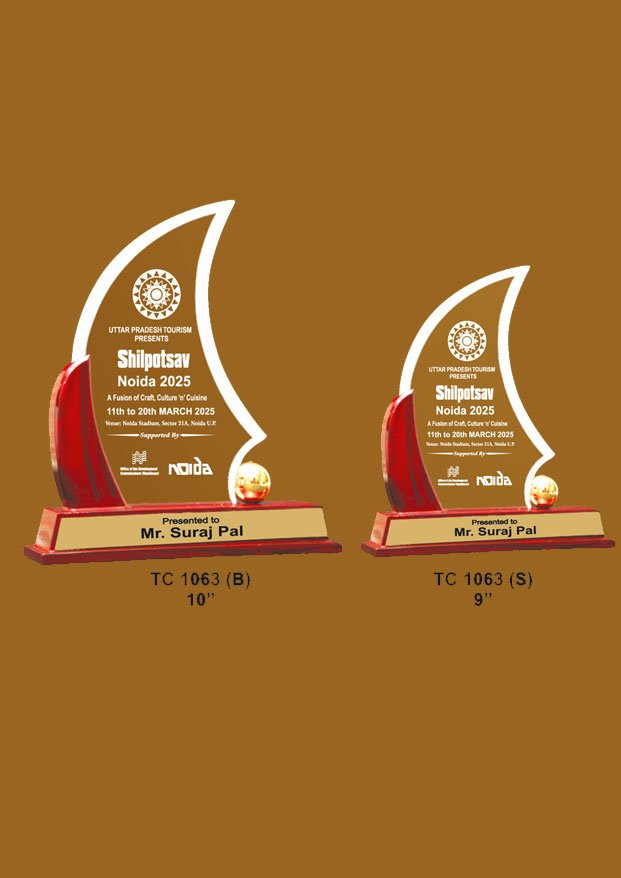 Acrylic Sports Trophy Manufacturer in Gurugram