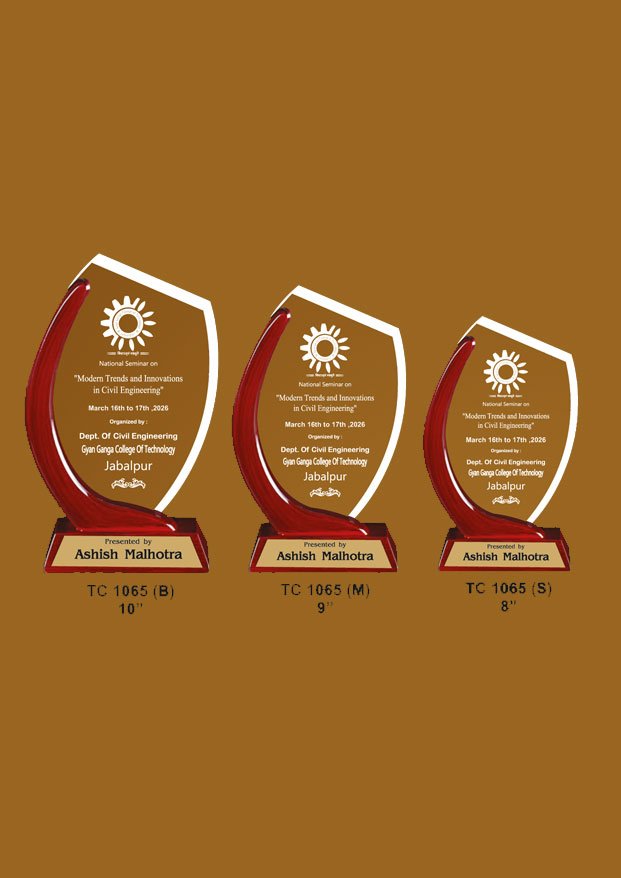 Acrylic Sports Trophy Supplier in Gurugram