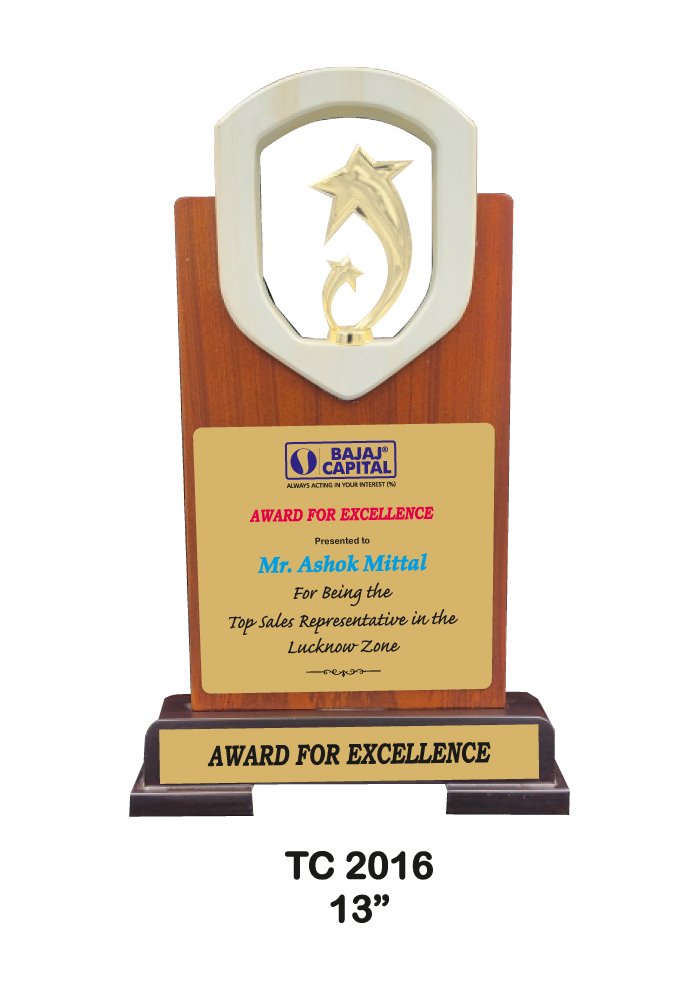 Wooden Trophy Seller in Mathura