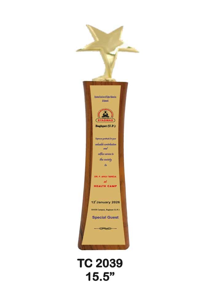 Wooden Trophy Seller for Chess Championship