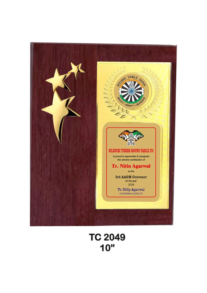 Wooden trophy supplier in Gurugram for Corporate Events