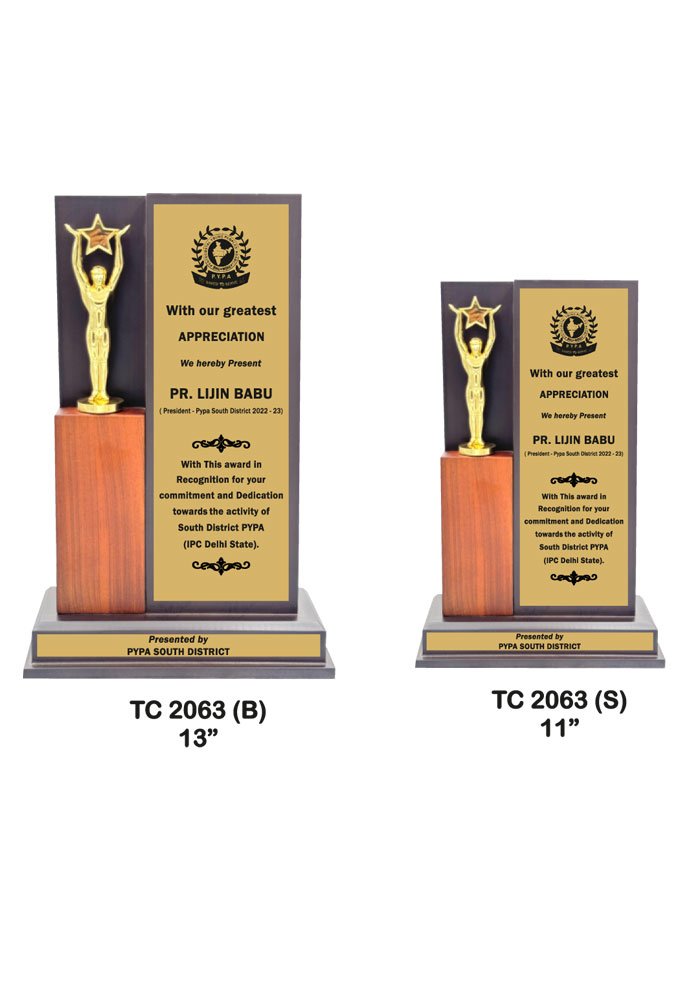 Small Wooden Trophy Maker