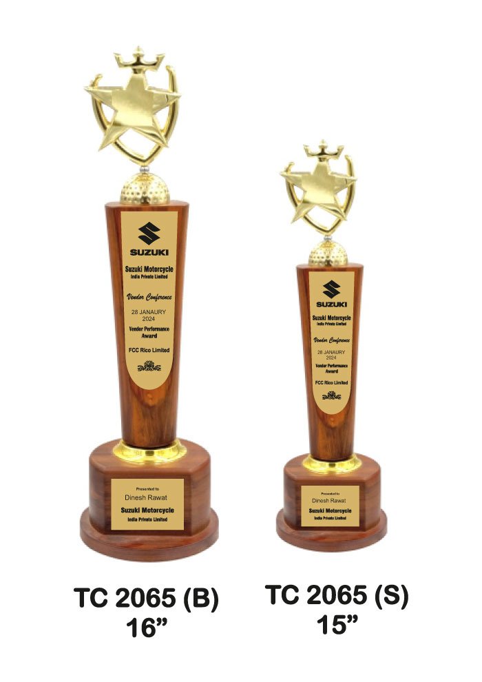Customized Wooden Trophy Maker