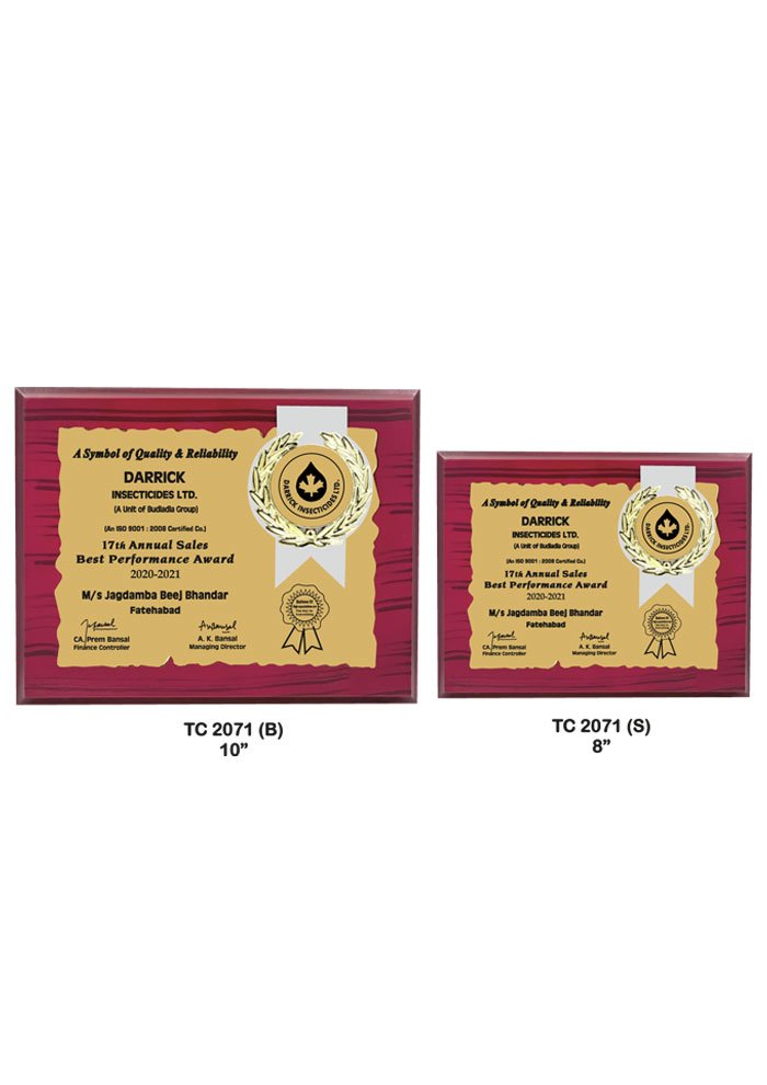 Sports Wooden Trophy Maker