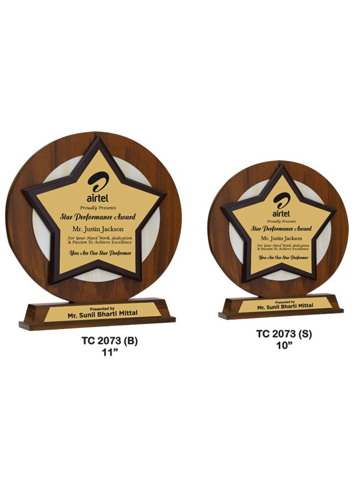 Wooden Trophy maker for Events Delhi