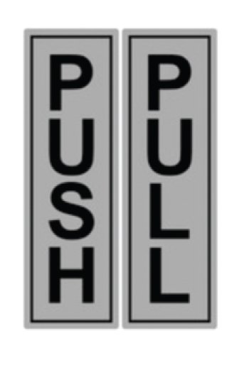 Push and Pull Signage Manufacturer