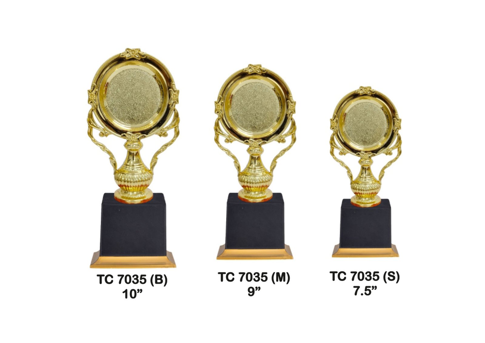 Flag Trophies Black Base